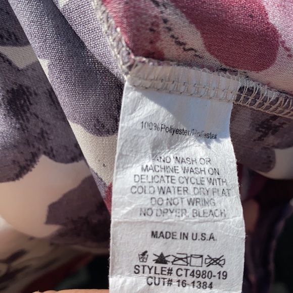 Honey Belle Light weight Tunic Blouse Size Small - Picture 6 of 6